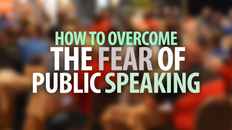 How to overcome the fear of public speaking video